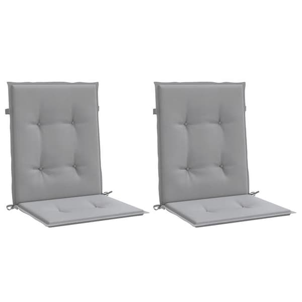 Maison Exclusive - Puutarhatuolin tyynyt 2 kpl Harmaa 100 x 50 x 3 cm Grå