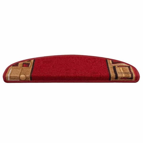 Maison Exclusive - Selvklebende trappetæpper 5 stk 65x21x4 cm Rød Röd