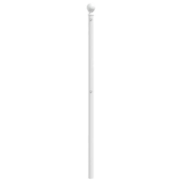 Maison Exclusive - Ersättningssänggavel i vit metall 150 cm