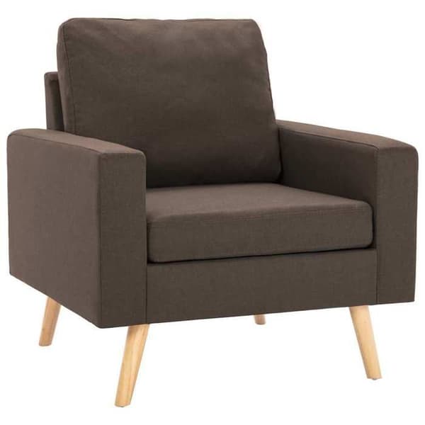 Maison Exclusive - Brun stof lænestol brun