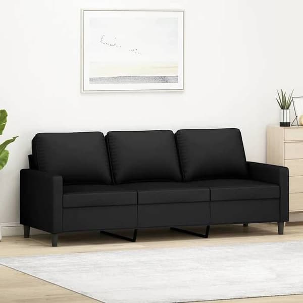 Maison Exclusive - 3-personers Sofa Sort 180 cm Velour