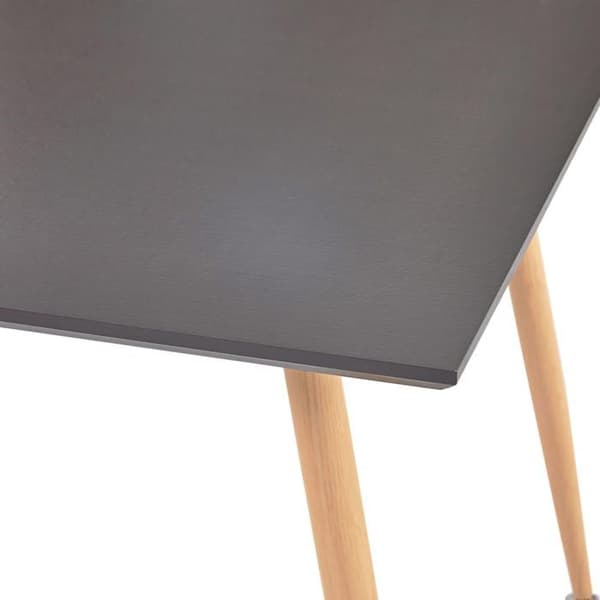 Maison Exclusive - Matbord Grå och Ek 80,5x80,5x73 cm MDF grå och ek
