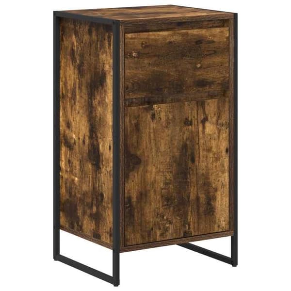Maison Exclusive - Buffé Ek Rökig 43 x 36 x 75,5 cm Ingenjörsträ