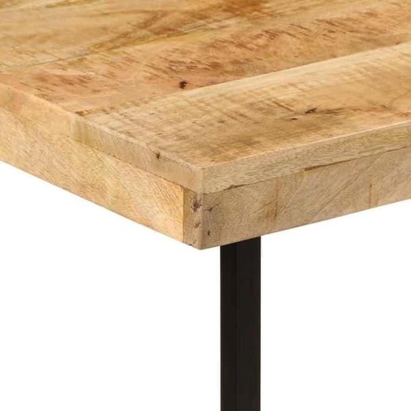 Maison Exclusive - Kontor 165x110x77 cm massiv mangotræ og jern