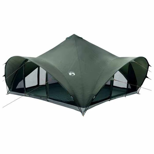 Maison Exclusive - Tipi Telt 18.0 personer Grøn army Polyester og Stål