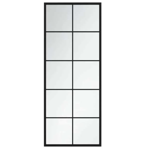 Maison Exclusive - Sort vægspejl 100x40 cm metal