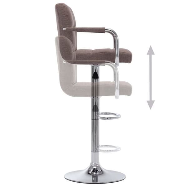 Maison Exclusive - Barstol Taupe Tyg Mol