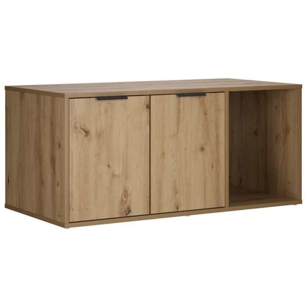 Maison Exclusive - Møbel til kattebakke i håndlavet egetræ 100 x 49 x 45 cm