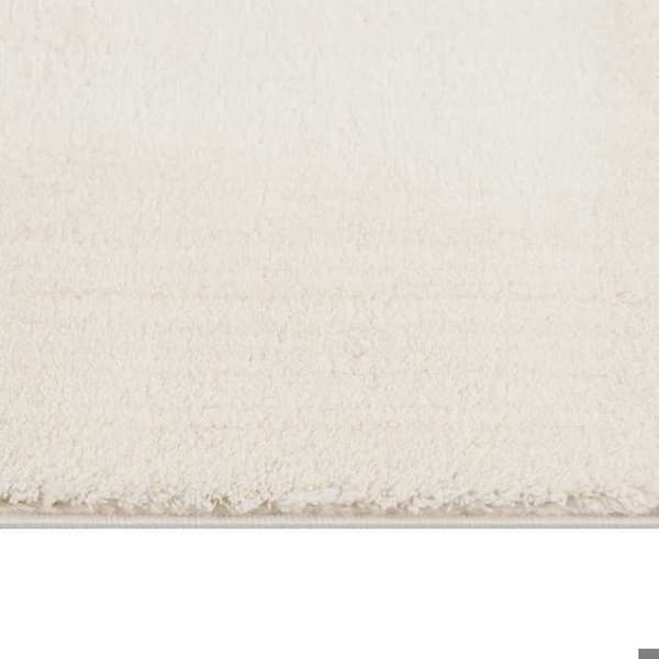Maison Exclusive - Shaggy matta vit kräm 240x340 cm polyester