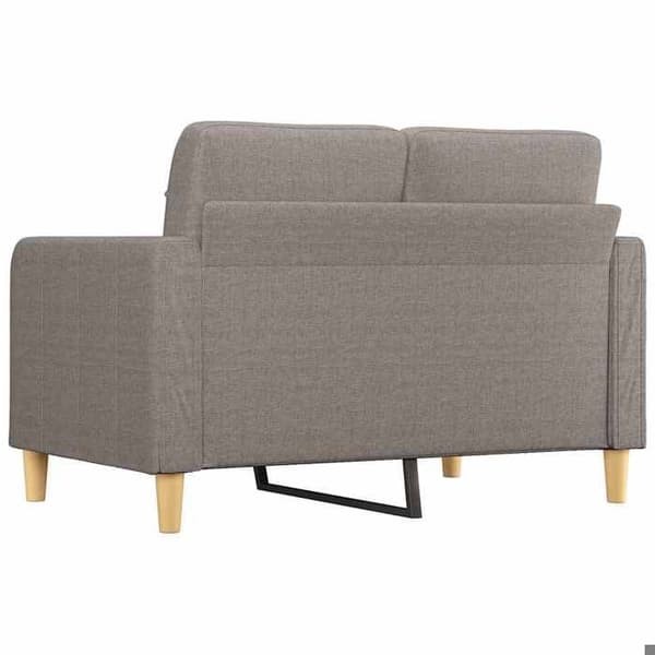 Maison Exclusive - Soffa 2-sits Taupe 120 cm Tyg