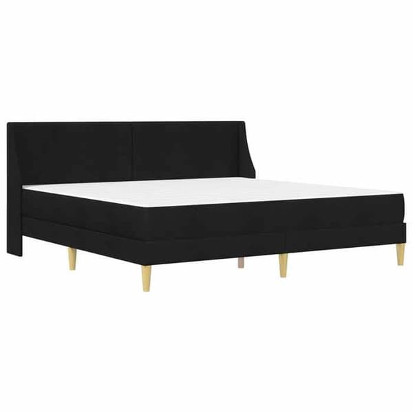 Sengestel - EKSKLUSIV HUS - med hovedgærde - Åndbart polyester - Madras inkluderet - Opbevaring under sengen