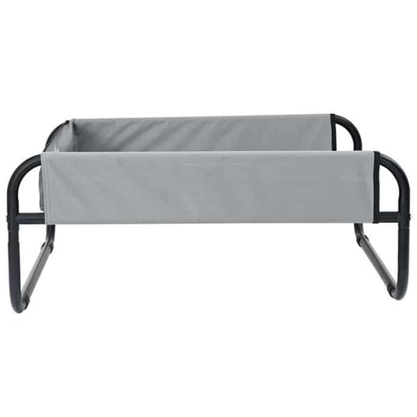 Maison Exclusive - Vaaleanharmaa koiranpeti 85 x 85 x 33 cm Teräs