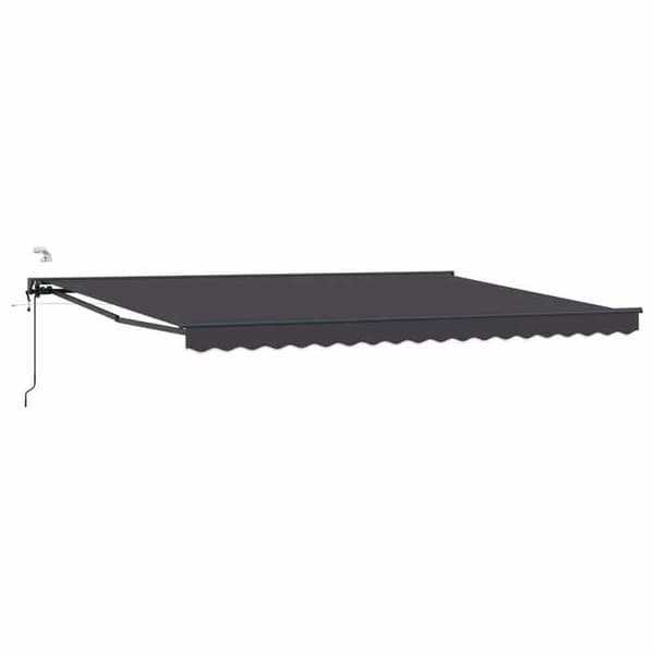 Maison Exclusive - Elektrisk utdragbar markis Antracit 5 x 3 m