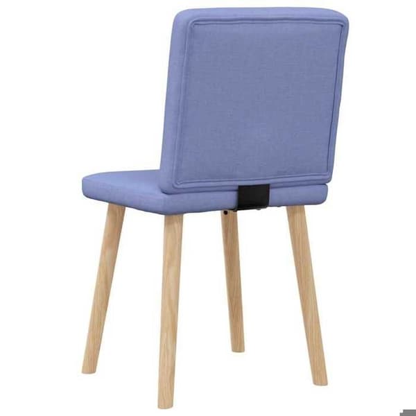 Maison Exclusive - Matstolar set om 2 blå jeans tyg