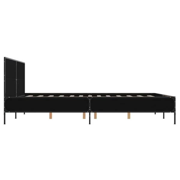 Maison Exclusive - Sengestel uden madras sort 150x200 cm Svart