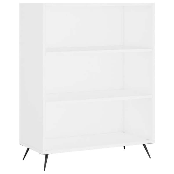 Maison Exclusive - Buffé hög Vit 69,5x34x180 cm Ingenjörsträ Vit