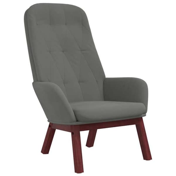 Maison Exclusive - Mørkegrå Velour Relax stol