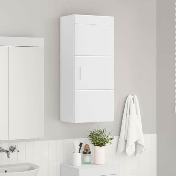 Maison Exclusive - Väggskåp för badrum TULUM Vit 37 x 24,5 x 86 cm Vit
