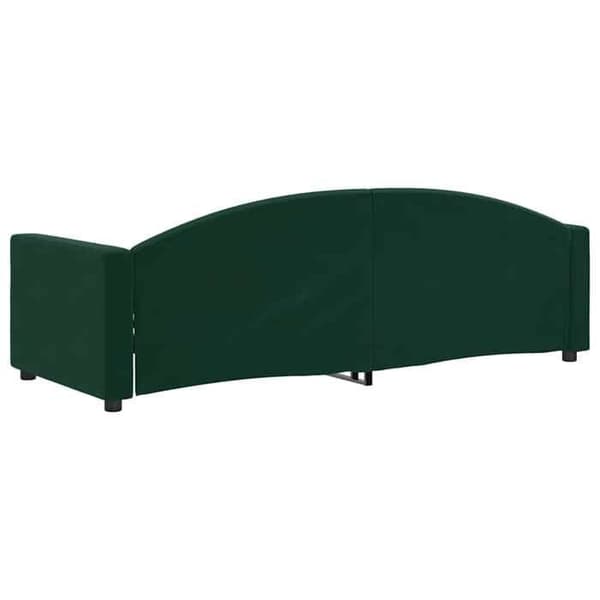 Maison Exclusive - Sängsoffa utan madrass mörkgrön 80x200 cm sammet Mörkgrön
