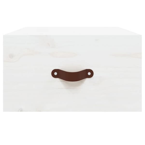 Maison Exclusive - Väggmonterad sängbord Vit 40x29,5x22 cm Vit