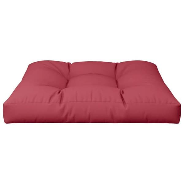 Maison Exclusive - Bordeaux punainen patja 70x70x12 cm kangas