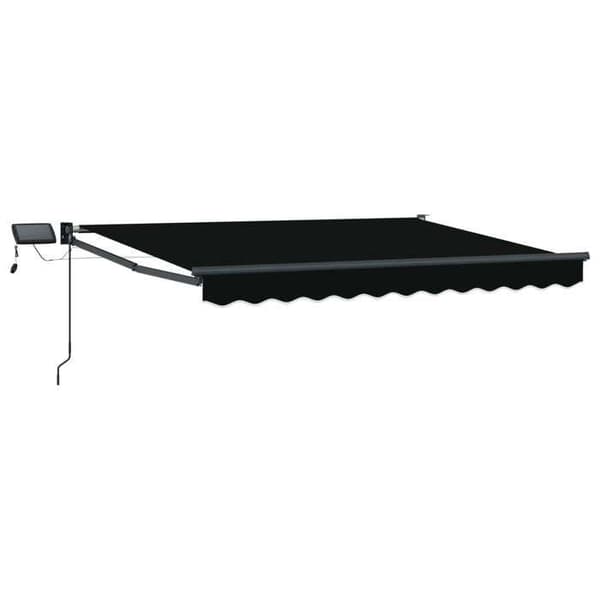 Maison Exclusive - Manuell utdragbar butik med LED 3,5 x 2,5 m