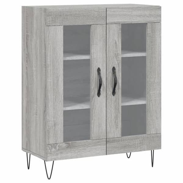 Maison Exclusive - Buffé Sonoma Grå 69,5x34x90 cm Ingenjörsträ
