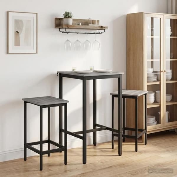 Maison Exclusive - Baari stool 2 kpl Sonoma harmaa 40 x 32 x 64 cm grå