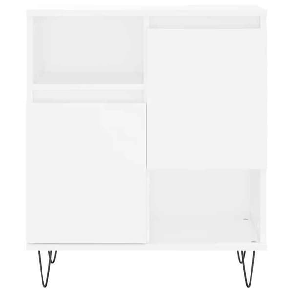 Maison Exclusive - Buffé Vit 60x35x70 cm Ingenjörsträ