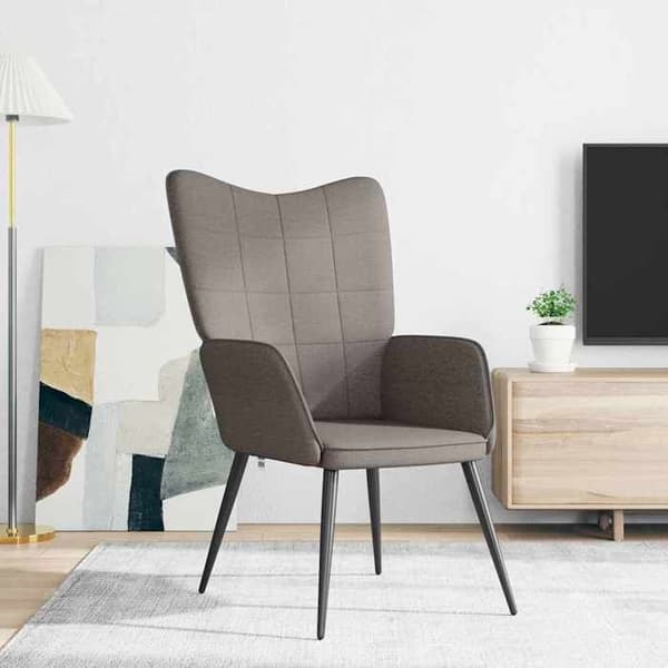 Maison Exclusive - Avkopplingsstol Taupe Tyg