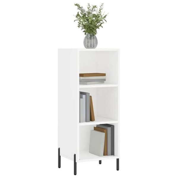 Maison Exclusive - Buffé vit 34,5x32,5x90 cm ingenjörsträ