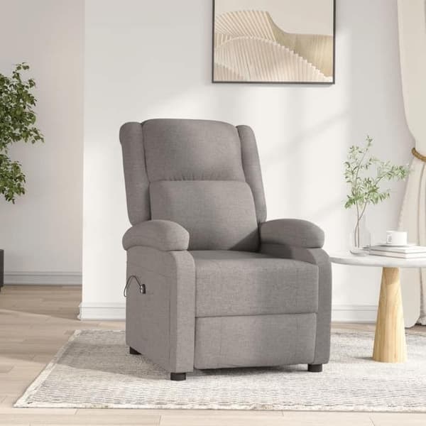 Maison Exclusive - Elektrisk lænestol Taupe Stof