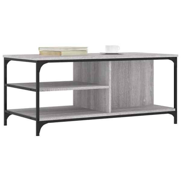 Maison Exclusive - Soffbord Sonoma grå 100x50x45 cm Ingenjörsträ