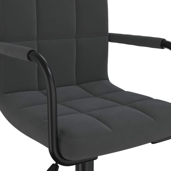 Maison Exclusive - Drejestol til spisestue Sort Velour