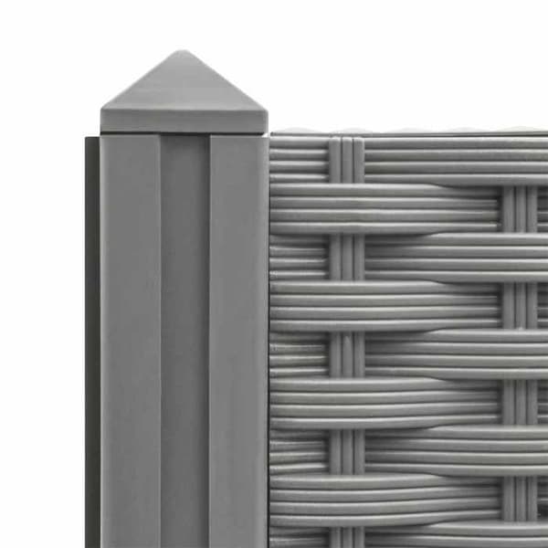 Maison Exclusive - Hævet seng 80x80x38 cm Polypropylen Ljusgrått