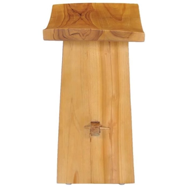 Pall Massiv teak - Brun - 50 X 30 X 50 cm - Vuxen - Polyeten - Modern Brun