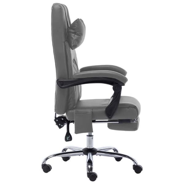 Maison Exclusive - Massage kontorstol Anthracite Similicuir antracit