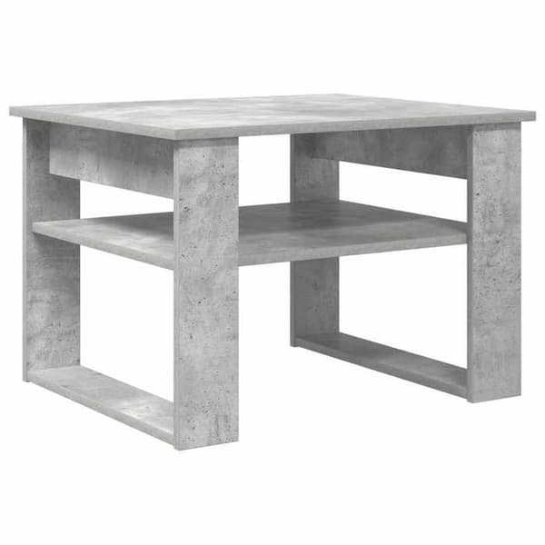 Bord - EKSKLUSIV HUS - 64 x 54 x 44 cm - Beton grå - Ingeniørtræ - Rektangulær Betonggrå