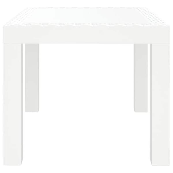Havemøbel - EKSKLUSIV HUS - 59x47x40 cm - Hvid - Polypropylen - Rektangulær Vit