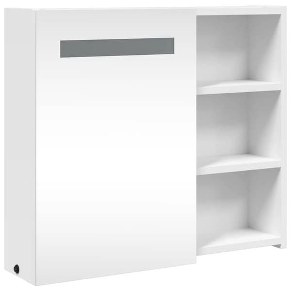 Maison Exclusive - Peilikaappi LED-valolla 60x13x52 cm