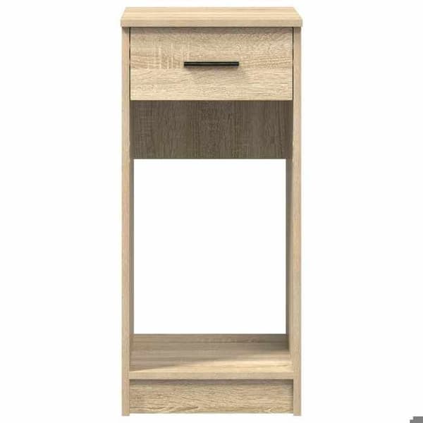 Maison Exclusive - Datorställ med låda ek sonoma 35x45x77 cm