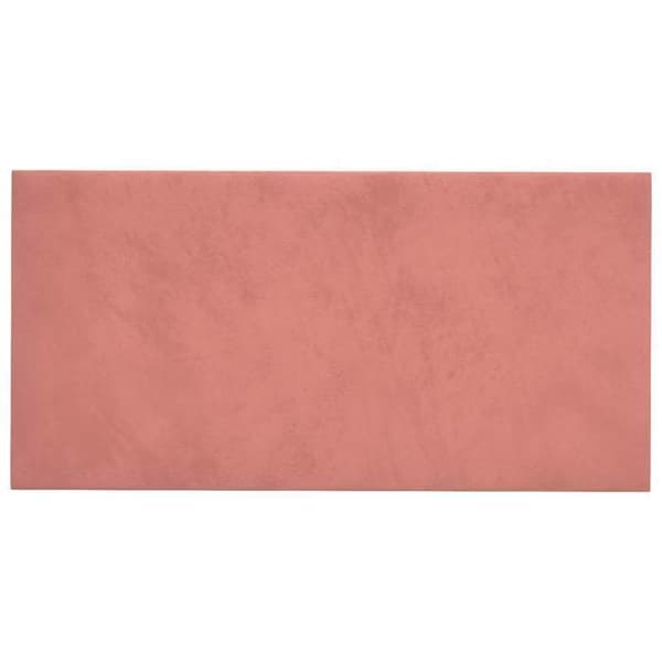 Maison Exclusive - Väggsänggavel 12 pc Rosa Sammet