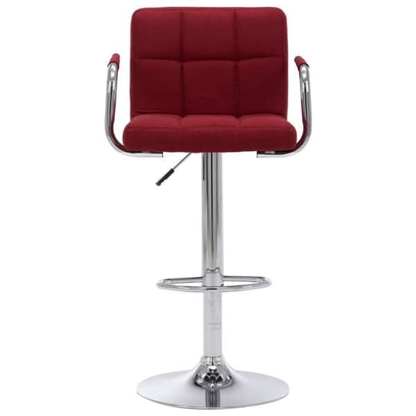 Maison Exclusive - Barstol Bordeaux Tyg Bordeaux