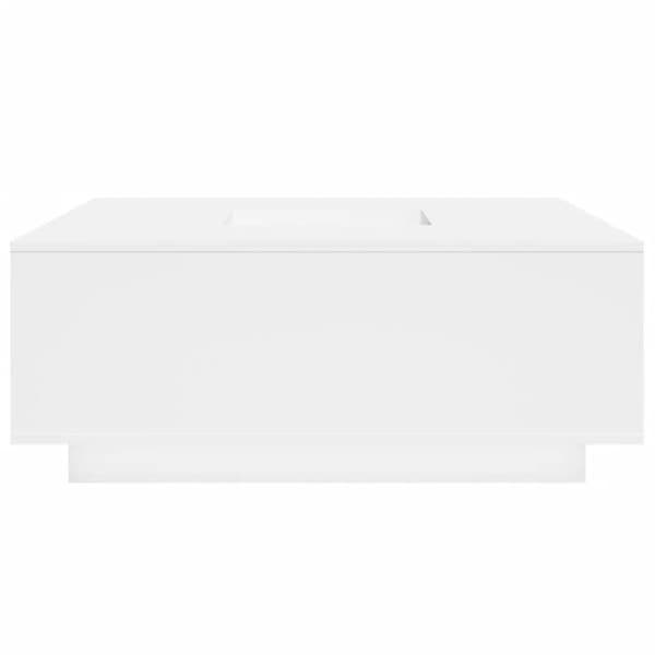 Maison Exclusive - Låg bord vit 100x100x40 cm ingenjörsträ