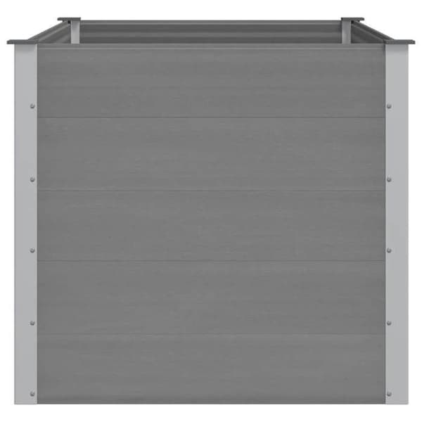 Maison Exclusive - Nostettu puutarhavuode WPC 150x100x91 cm Harmaa