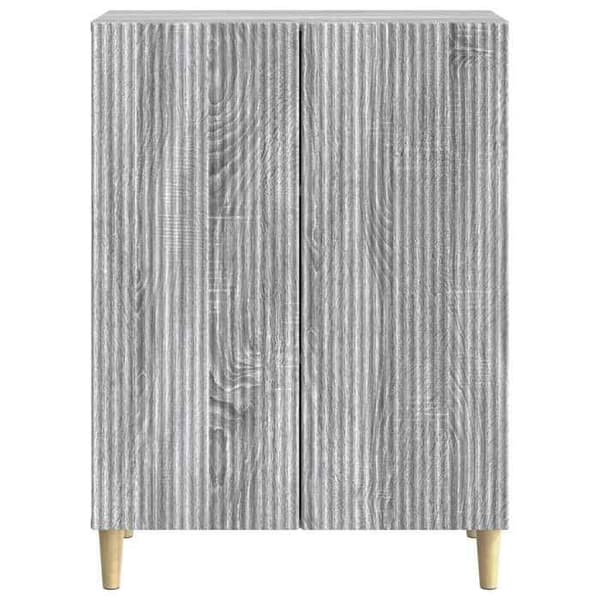 Maison Exclusive - Buffé Sonoma grå 66 x 34,5 x 90 cm Ingenjörsträ