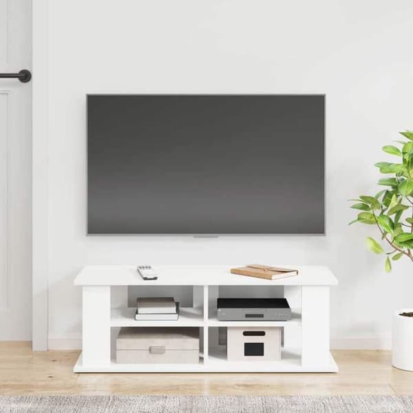 Maison Exclusive - Valkoinen televisioteline 96 x 35 x 33,5 cm