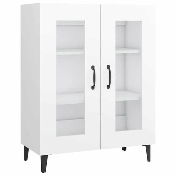 Maison Exclusive - Vit buffé 69,5x34x90 cm ingenjörsträ