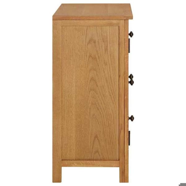 Maison Exclusive - Skab 70x35x75 cm Massiv egetræ ekträ