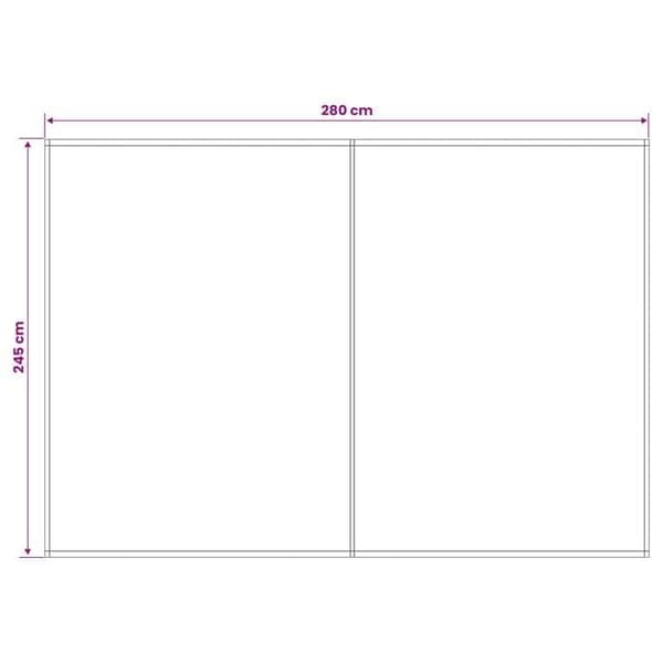 Maison Exclusive - Ersättningsduk för markis Vit 300 x 250 cm Polyester